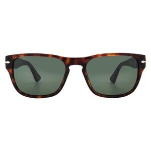 New Persol Green Square Unisex Sunglasses PO3341S 24/31 55 PO3341S 24/31 55  Men
